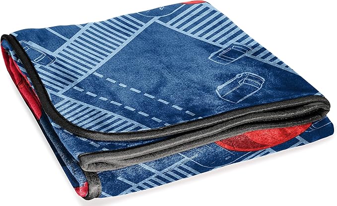 Jay Franco Spiderman Kids' Miles Morales Plush Fleece Throw - 46" x 60", Soft, Fade Resistant, Cozy Blanket for Boys & Girls