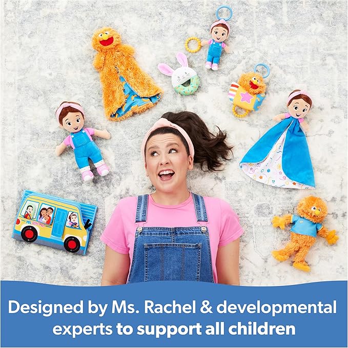Ms. Rachel Official Speak & Sing Doll, 16” Tall Interactive Toy with 4 Songs & 16+ Phrases, Toddler Toys for Girls & Boys Ages 6 Months to 3+ Years