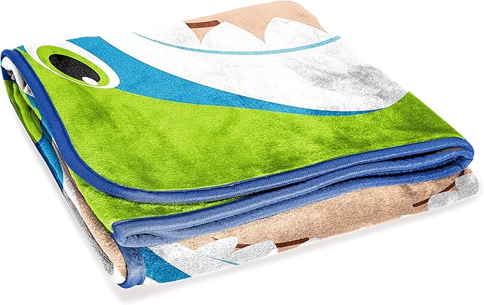 Jay Franco Cocomelon JJ Baby Shark Kid's Plush Throw Blanket - 46" x 60" Soft Fleece Blanket for Toddlers, Cozy, Fade Resistant