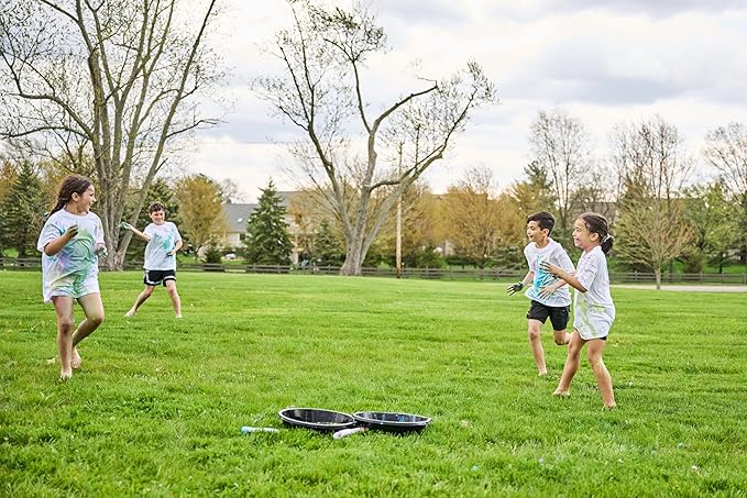 Goblies - Throwable Paintballs. Washable, Nontoxic, Plant-Based Toy for Outdoor Fun Games for Kids 6+. Pack of 3 (120 Count, Red/Orange/Yellow)