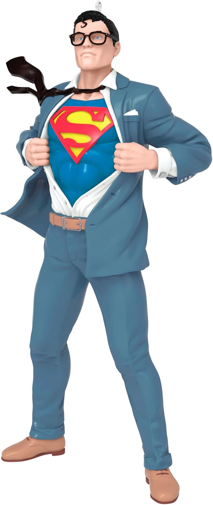 Hallmark Keepsake Christmas Ornament 2024, DC Superman Clark Kent, Gifts for DC Comics Fans